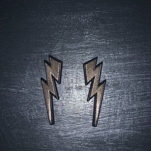 Mignonne Gavigan Lightening Bolt Threaded Earrings